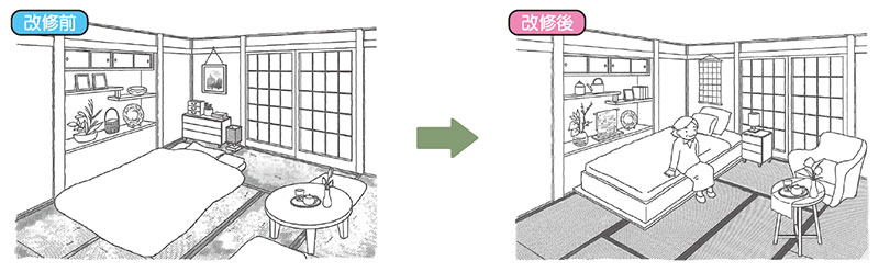 改修前・改修後